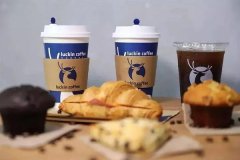小本经营加盟店咖啡店瑞幸咖啡牛乳咖啡双人经营